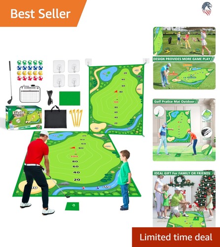 Golf chipping game - game, mat